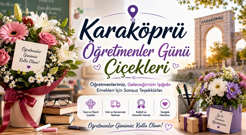 Karaköprü Öğretmenler Günü Çiçekleri
